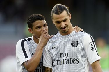 Over 15 jaar spelen Ibrahimovic en Thiago Silva nog steeds bij PSG