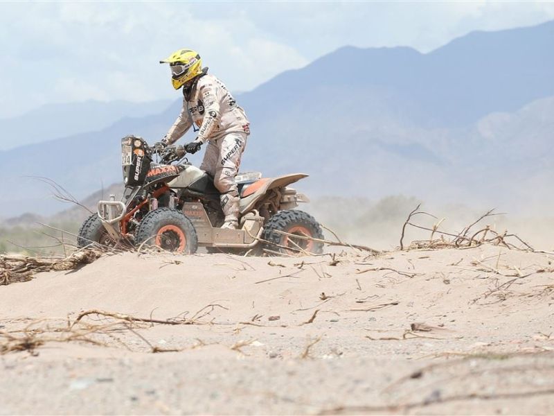 Koolen op quad naar 12de plek