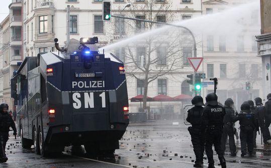 'Hooligans maken Leipzig onveilig'