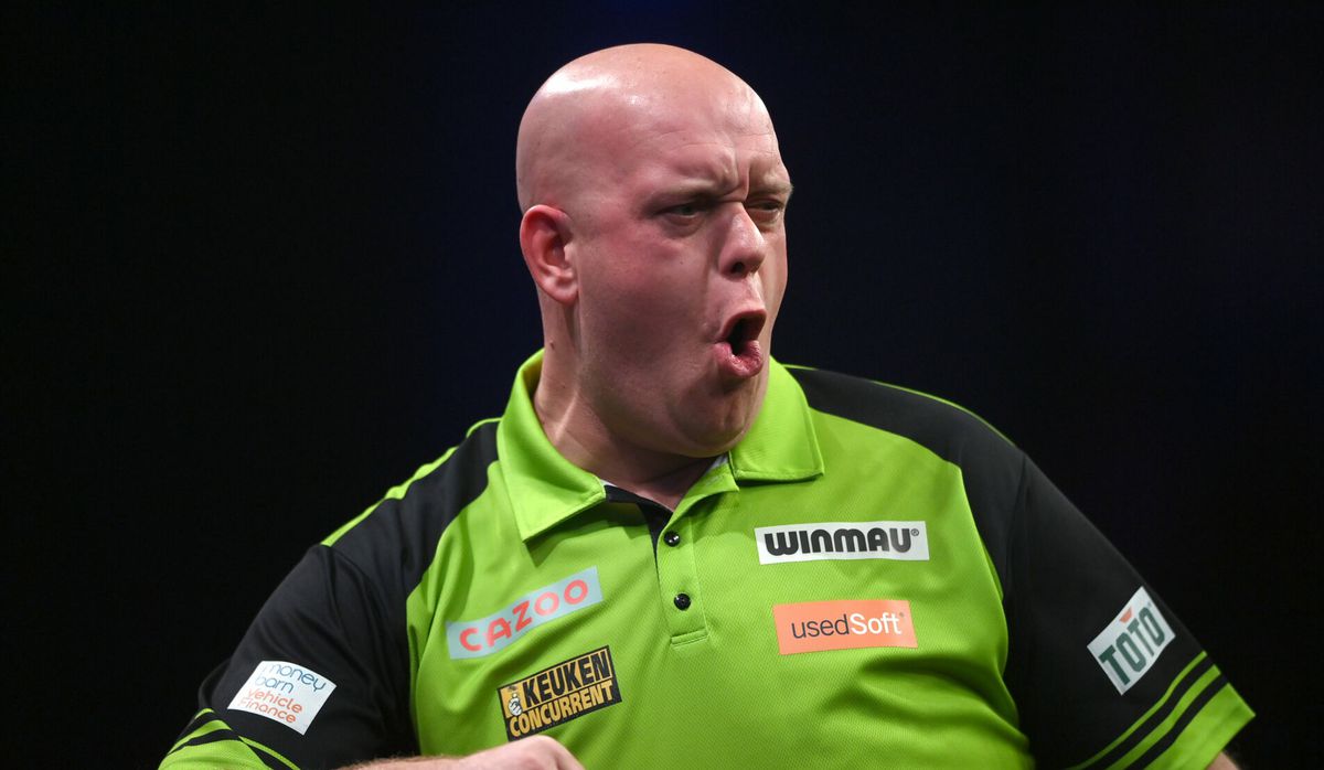 Michael van Gerwen wint bij de Belgen de finale van Luke Humphries