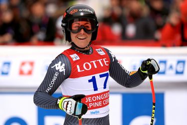 Goggia wint ook super-G op olympische piste