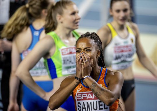 Jamile Samuel skipte estafette om fris te zijn op WK atletiek, maar wordt om die reden uit team gezet