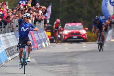 Uitslag etappe 13 Giro: Einer Rubio boekt geniepige zege op Crans Montana
