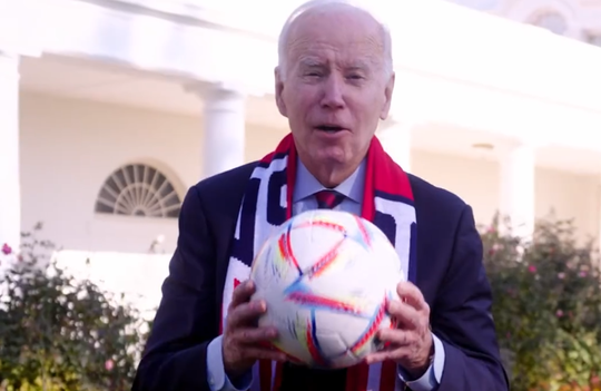 Nee president Joe Biden, het heet niet soccer, it is called voetbal!