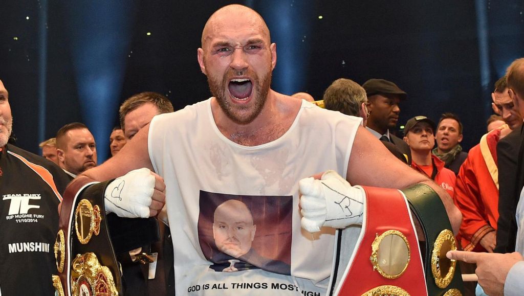 Fury: 'Ik vecht volgend jaar op Wembley tegen Joshua'