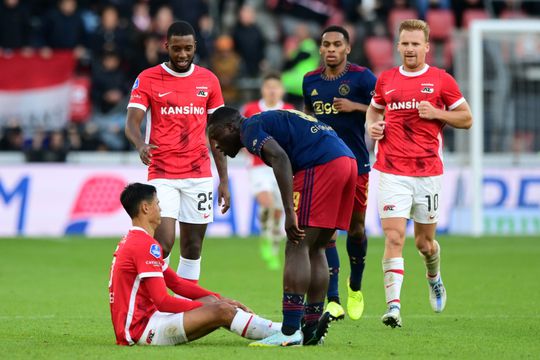 Brian Brobbey heeft nog altijd last van keiharde tackle AZ'er Tijjani Reijnders: 'Kun je niet doen'