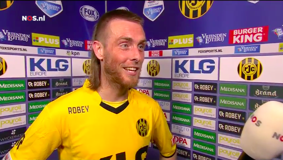 Nathan Rutjes als een kind zo blij in de Eredivisie (video)