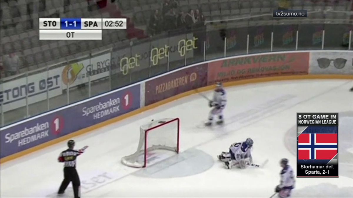 WOW! Noorse ijshockeyers spelen ruim 8,5 uur voordat er een beslissing valt (video)