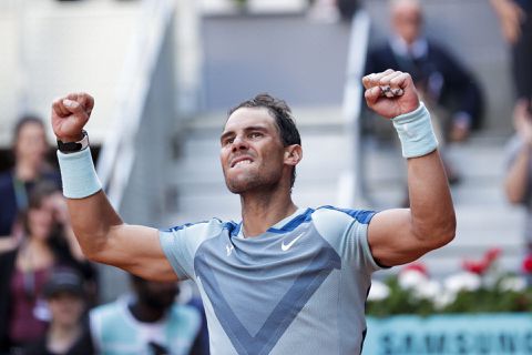 🎥​​ | Rafael Nadal overleeft op masterstoernooi Madrid 4 matchpoints tegen Goffin