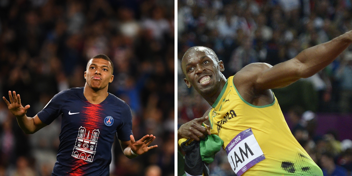 Met deze sprint van Mbappé zou zelfs Usain Bolt het lastig hebben (video)