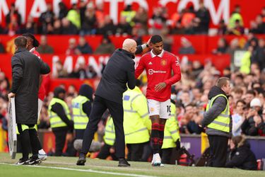 Bruno Fernandes en Marcus Rashford maken Ten Hag blij: United verkleint verschil met City