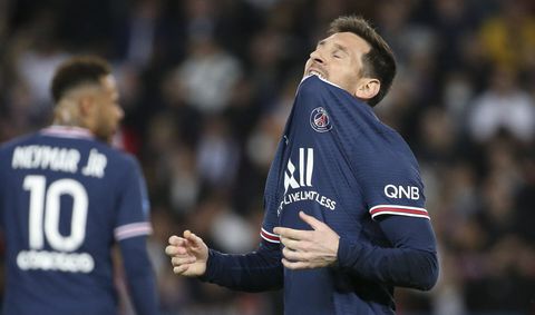 Paris Saint-Germain moet het zonder Lionel Messi doen bij 1e kans op titel Ligue 1