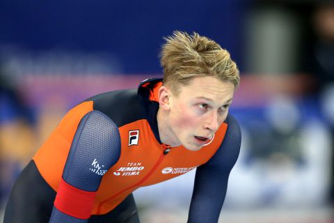 Sprintkampioen Merijn Scheperkamp kotste prullenbak vol: 'Kan er wel om lachen'