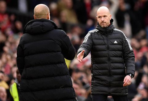 Guardiola complimenteert collega Ten Hag: 'Hij is een uitzonderlijk goede manager'