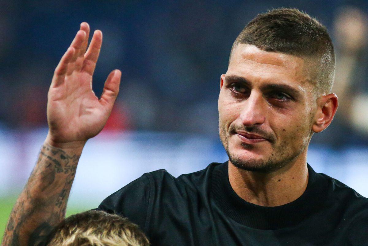 Au revoir Paris! Dikke tranen voor Marco Verratti tijdens afscheid PSG