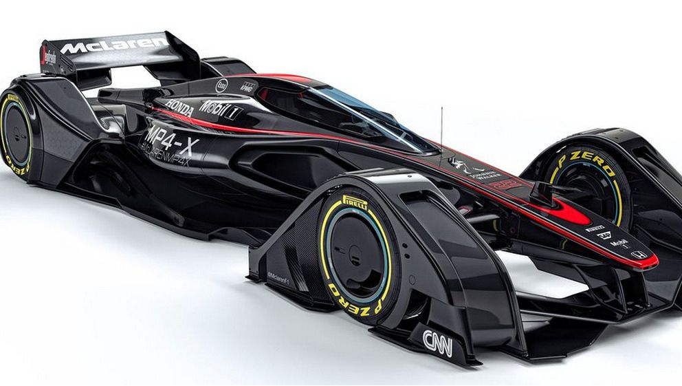 McLaren schetst F1-wagen als Batmobiel (video)