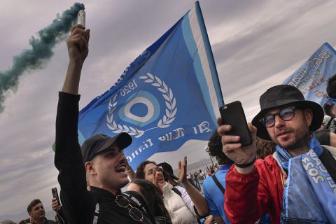 Op deze zender check je de kampioenswedstrijd van Napoli tegen Udinese