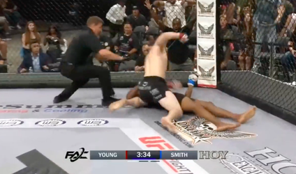 🎥 | Jonge MMA-belofte Gage Young (22) imponeert op FAC15 met deze harde KO