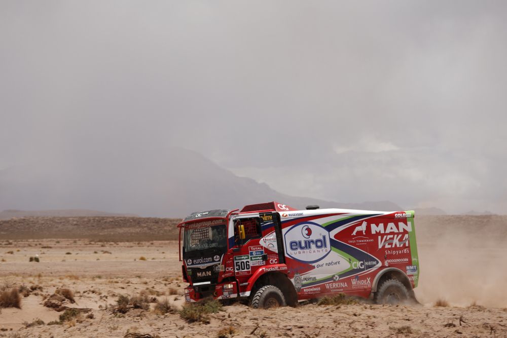 In de 2de Dakarweek gaat het gas erop bij Peter Versluis en Hans Stacey