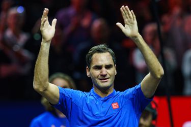Roger Federer na afscheid als proftennisser: 'Dit was precies waar ik op hoopte'