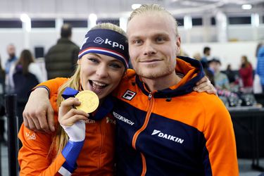 KOP KAAL!? Jutta Leerdam gaat na Spelen de lange haren van vriend Koen Verweij afknippen