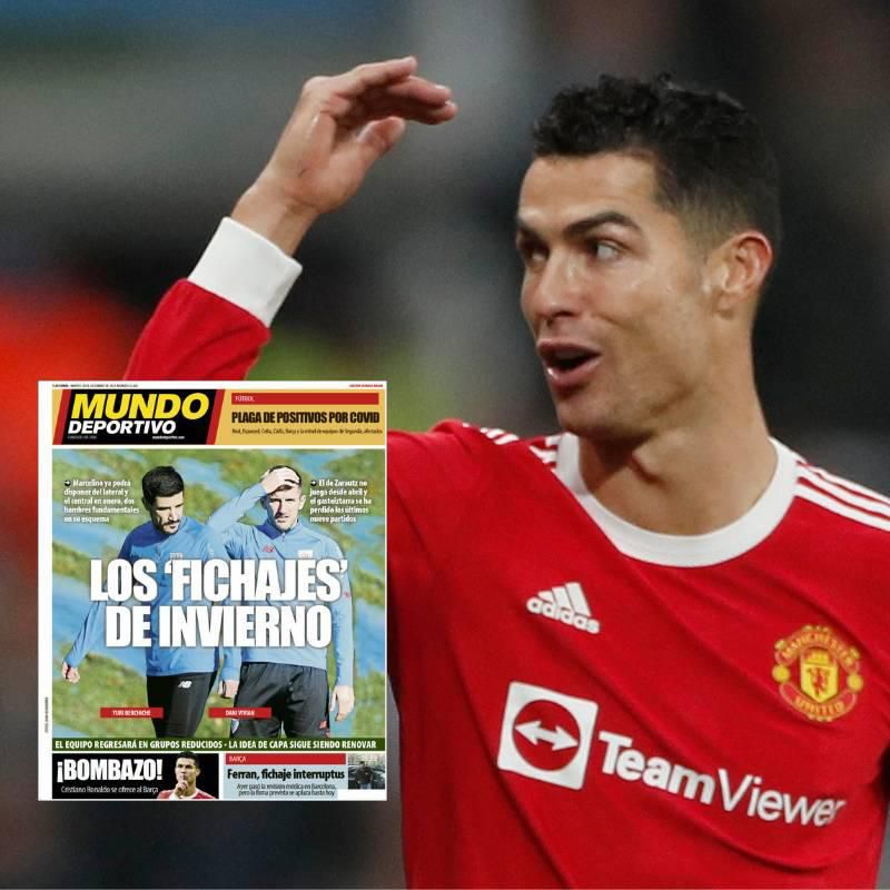 Spaanse krant neemt wereld in de maling met grap over Barça-transfer Ronaldo