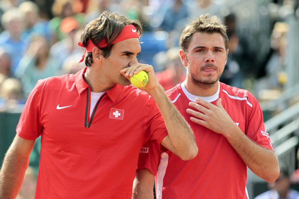 Federer en Wawrinka passen voor Davis Cup