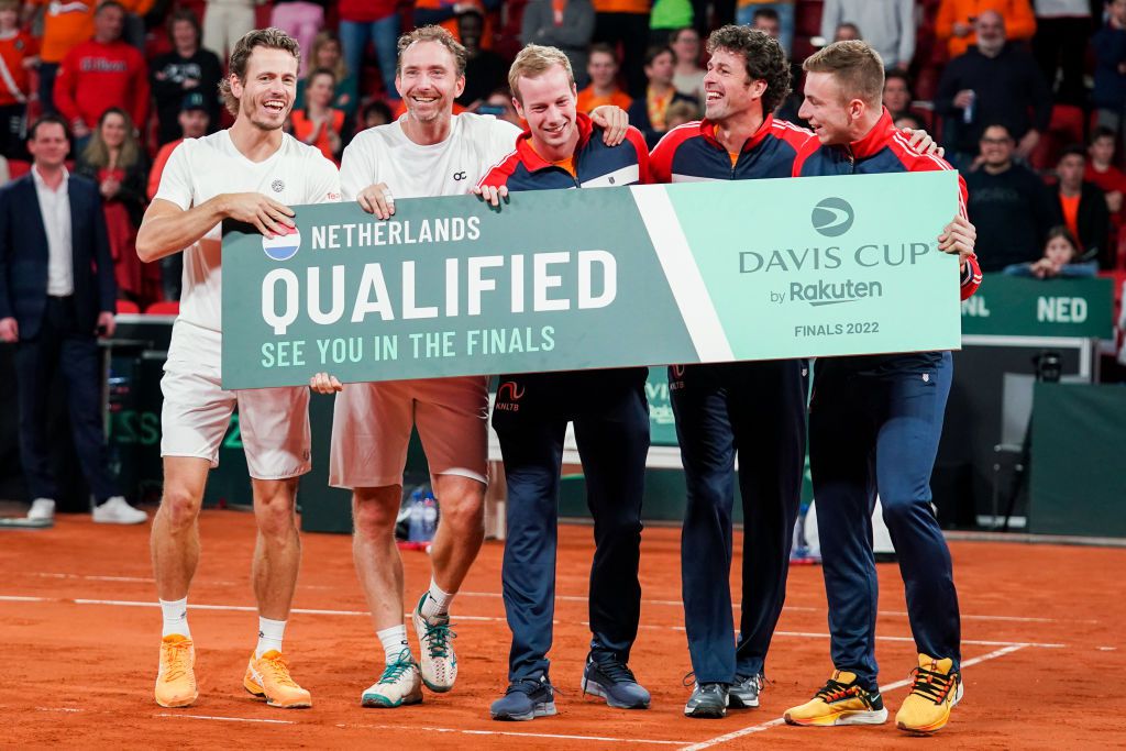 Dit is waar Nederlandse tennissers wedstrijden spelen tijdens Davis Cup Finals