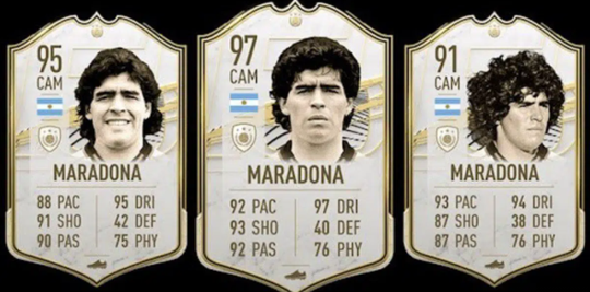 'Icon-kaart Diego Maradona verdwijnt misschien uit FIFA22 Ultimate Team'