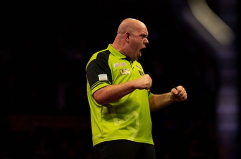 Michael van Gerwen verslaat in lauwwarm potje Lukeman bij German Darts Championship