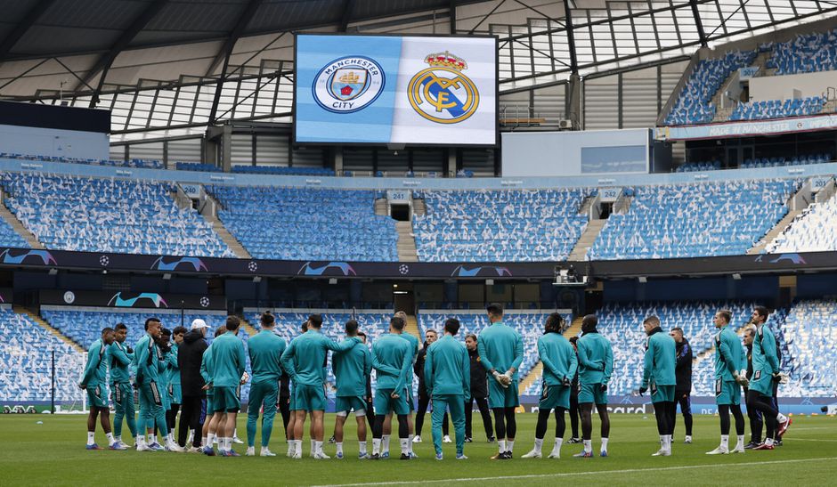 Dit zijn de opstellingen van Manchester City en Real Madrid
