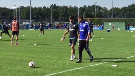 Huntelaar raakt geblesseerd op training Schalke
