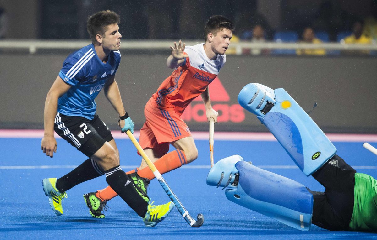 Hockeyers geven voorsprong uit handen tegen Argentinië