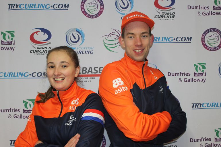 🥌 | Lisenka Bomas en Wouter Gösgens plaatsen zich voor WK curling