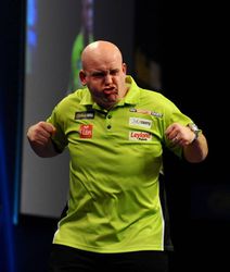 Michael van Gerwen bij laatste 16 UK Open