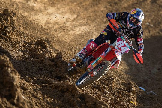 Jeffrey Herlings pakt net niet de hoofdprijs bij Grote Prijs van België