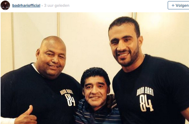 Maradona tegen Badr Hari: 'Ik ben je grootste fan' (video)