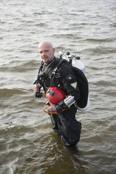 Johan de With uit Nunspeet gaat voor recordduik