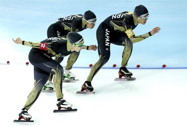 Japanse schaatsers voor Team New Balance