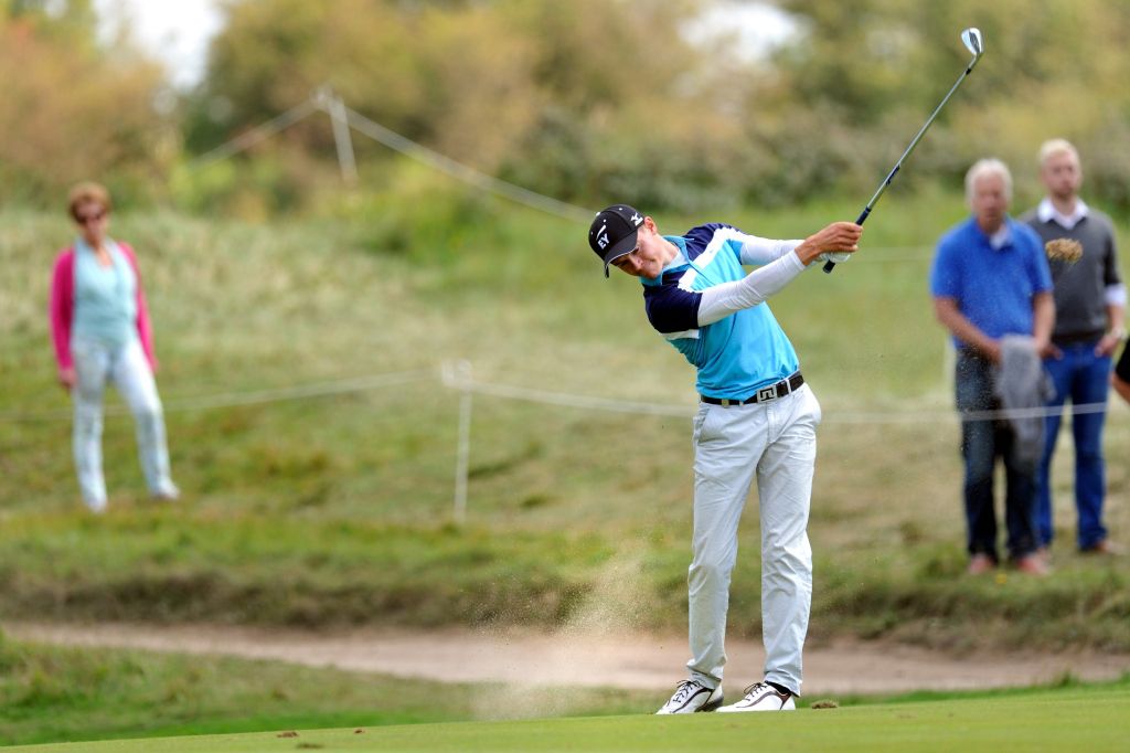 Golfer Daan Huizing houdt hoop op wonder