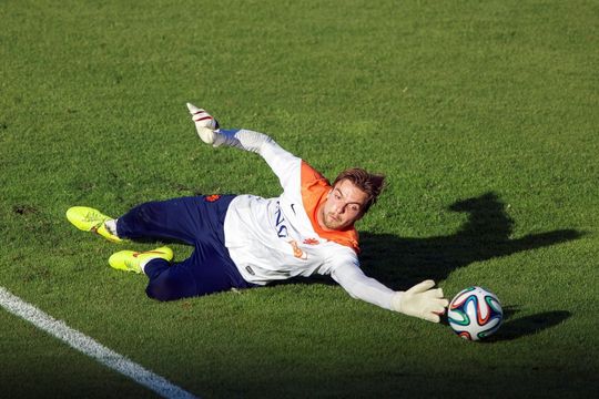 Elleboogbanden Oranje-doelman Tim Krul beschadigd