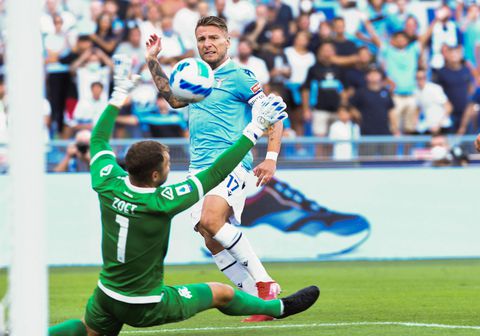 Jeroen Zoet moet 6 keer vissen tegen Lazio, Nederlandse hattrick voor Ciro Immobile