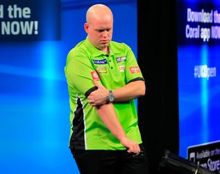 Vroege uitglijder Van Gerwen in Barnsley