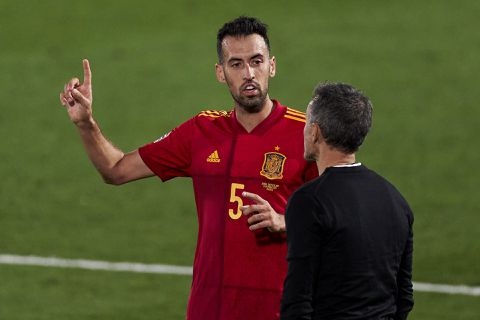 Dit zijn de opstellingen van Slowakije en Spanje