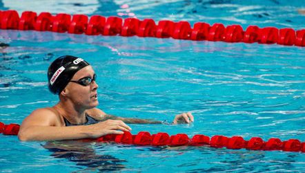 Goud Sjöström op 50 meter vlinderslag, Dekker vierde