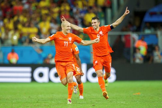Arjen Robben rekent op bondscoach Hiddink