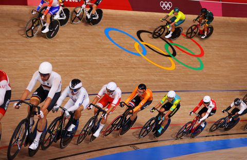 Hele tactische temporace in het omnium zet Jan Willen van Schip aan de leiding