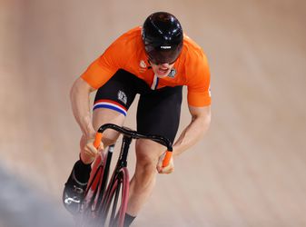 Harrie Lavreysen en Matthijs Büchli op herhaling op keirin