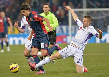 Fiorentina loopt averij op bij Genoa