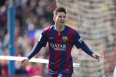 Messi opnieuw goud waar voor Barcelona
